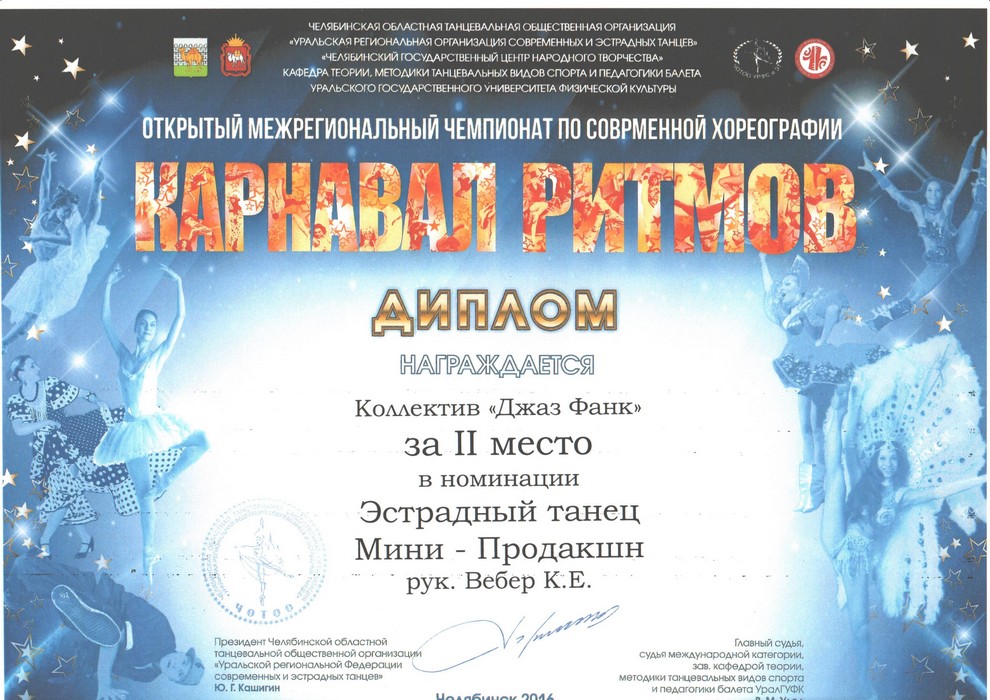 Наши достижения 2016
