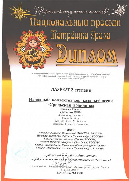Наши достижения 2016