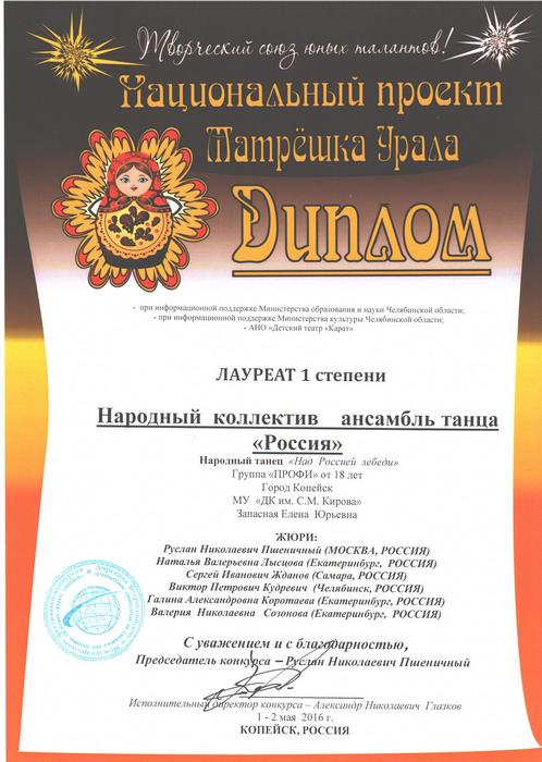 Наши достижения 2016